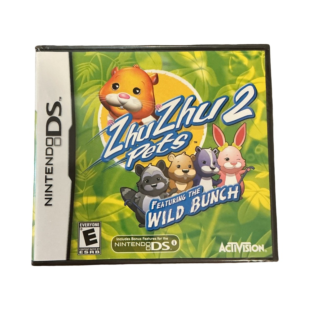 Zhu Zhu Pets 2 Featuring The Wild Bunch Nintendo DS Game New Factory Sealed